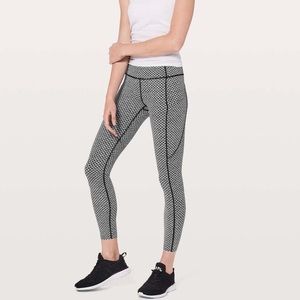 Lululemon Fast Free Tight II 25” Monochromatic